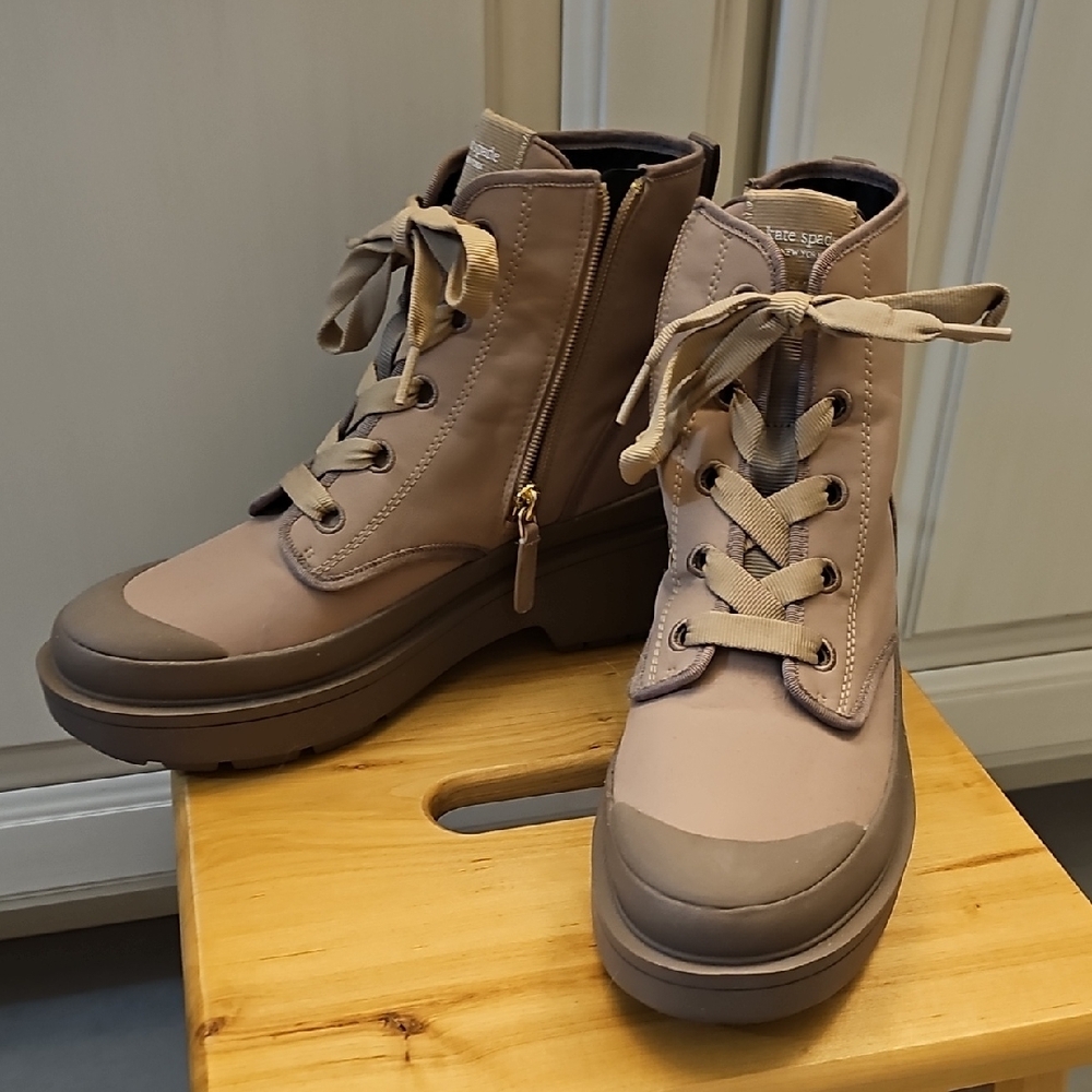 Brand New Kate Spade Taupe Ankle Boots/Booties